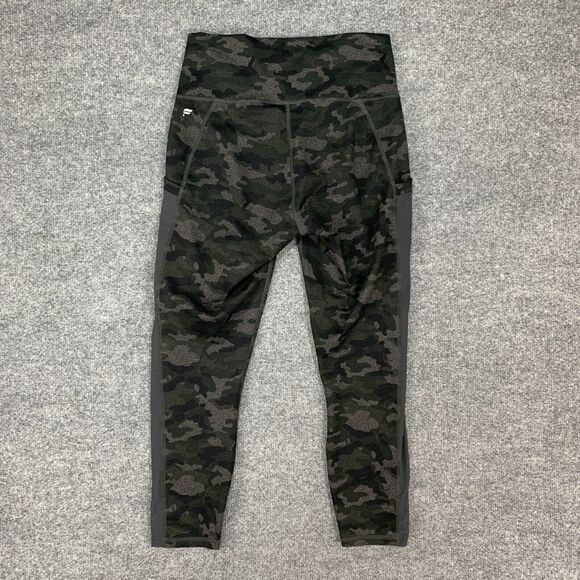 Fabletics Powerhold Crop Legging Womens S Small Camo High Waist Stash Pockets - Picture 2 of 11